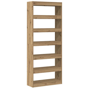 vidaXL Bücherregal Artisan-Eiche 80 x 30 x 198 cm Holzwerkstoff