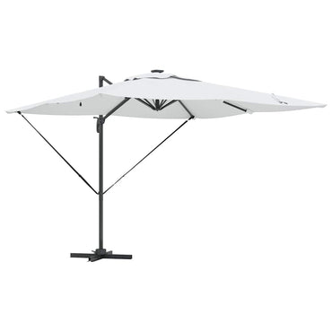 vidaXL Sonnenschirm Sand 286 x 284 x 270 cm Aluminium und Polyester