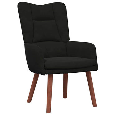 vidaXL Fauteuil Noir 63 x 67 x 94 cm Velours