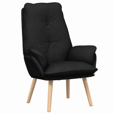 vidaXL Sessel Schwarz 69 x 74 x 93 cm Stoff und Sperrholz