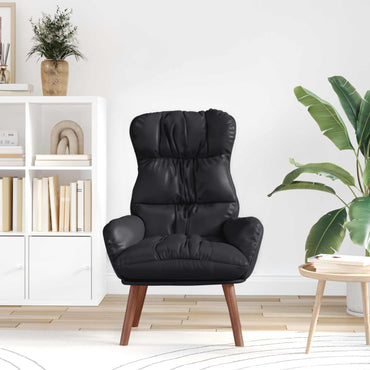 vidaXL Sessel Schwarz 69 x 74 x 93 cm Kunstleder