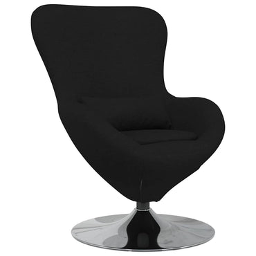 vidaXL Eiersessel Schwarz 63 x 73 x 90 cm Stoff