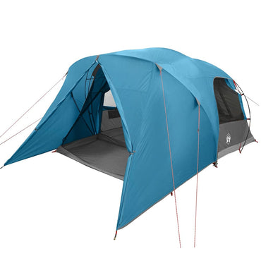 vidaXL Kuppelzelt mit Dach mit Speicher Blau 455 x 252 x 178 cm
