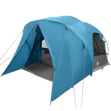 vidaXL Kuppelzelt mit Dach mit Speicher Blau 500 x 314 x 206 cm