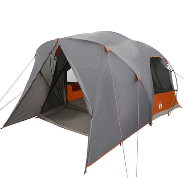 vidaXL Kuppelzelt mit Dach Grau und Orange 500 x 314 x 206 cm