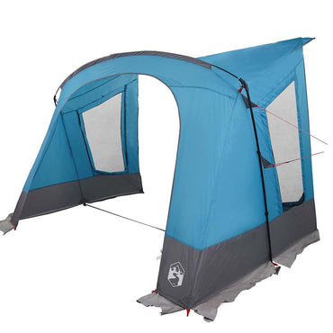 vidaXL Caravan Zelt mit Dach mit Speicher Blau 252 x 245 x 245 cm