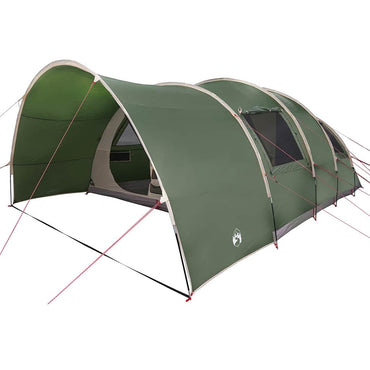 vidaXL Tente tunnel avec toit et espace de rangement Vert 710 x 460 x 245 cm