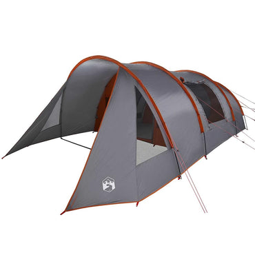 vidaXL Tunnelzelt mit Dach Grau und Orange 778 x 356 x 210 cm