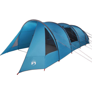 vidaXL Tunnelzelt mit Dach Blau und Grau 778 x 356 x 210 cm