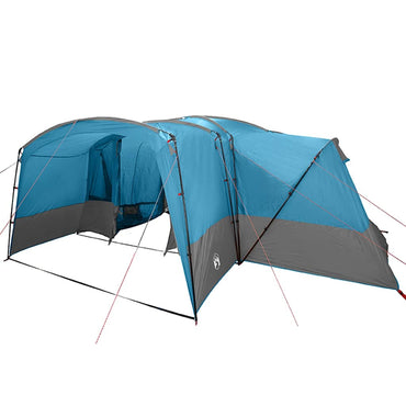 vidaXL Familienzelt mit Dach Blau und Grau 760 x 645 x 230 cm