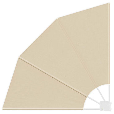 vidaXL Balkon Sichtschutz Beige 115 x 115 cm Polyester