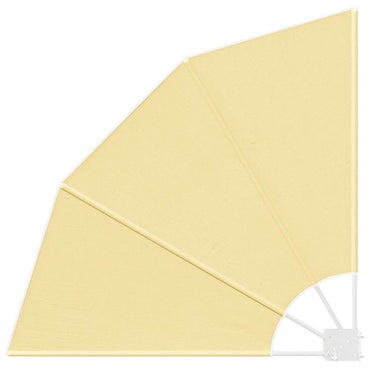 vidaXL Balkon Sichtschutz Sand 115 x 115 cm Polyester