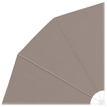 vidaXL Balkon Sichtschutz Taupe 210 x 210 cm Polyester