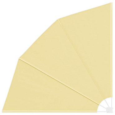vidaXL Balkon Sichtschutz Sand 210 x 210 cm Polyester