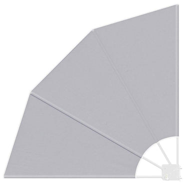 vidaXL Balkon Sichtschutz Grau 115 x 115 cm Polyester