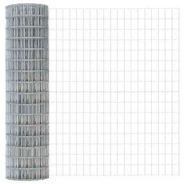 vidaXL Eurozaun 1 x 25 m PVC-beschichtetes Eisen