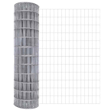 vidaXL Eurozaun 1,2 x 25 m PVC-beschichtetes Eisen