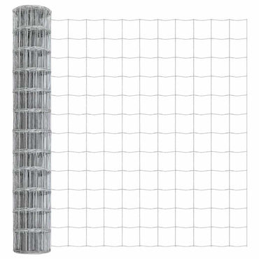 vidaXL Eurozaun 1 x 25 m PVC-beschichtetes Eisen