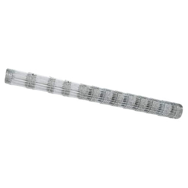 vidaXL Feldzaun Silber 25 x 1,5 m Verzinkter Stahl