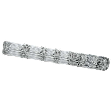 vidaXL Feldzaun Silber 50 x 1 m Verzinkter Stahl