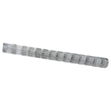 vidaXL Feldzaun Silber 50 x 1,4 m Verzinkter Stahl