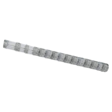 vidaXL Feldzaun Silber 50 x 1,6 m Verzinkter Stahl