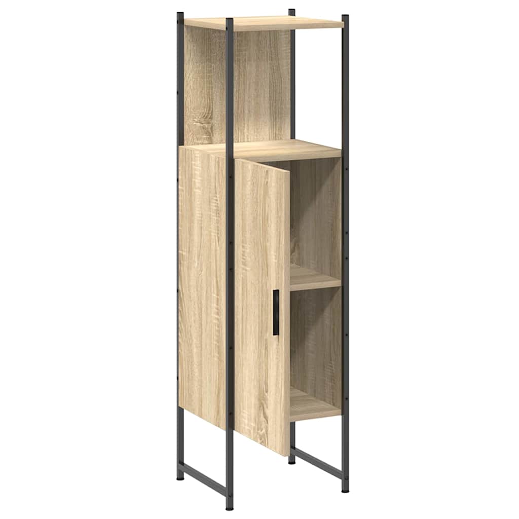 Badezimmerschrank Beige 33 x 33 x 120,5 cm Holzwerkstoff