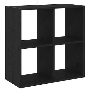 vidaXL Bücherregal Schwarze Eiche 68,5 x 32 x 68,5 cm Holzwerkstoff