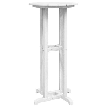 vidaXL Bartisch Weiß 55 x 55 x 107 cm Polyethylen