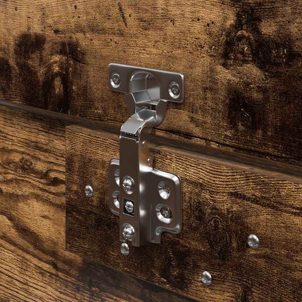 Aufbewahrungsbettgestell Geräucherte Eiche 150 x 200 cm