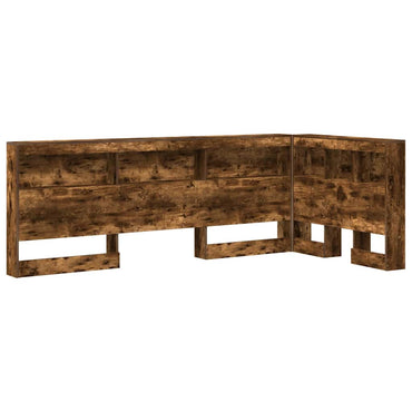 vidaXL Aufbewahrungskopfteil Geräucherte Eiche 80 cm Holzwerkstoff