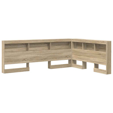 vidaXL Aufbewahrungskopfteil Sonoma-Eiche 140 cm Holzwerkstoff