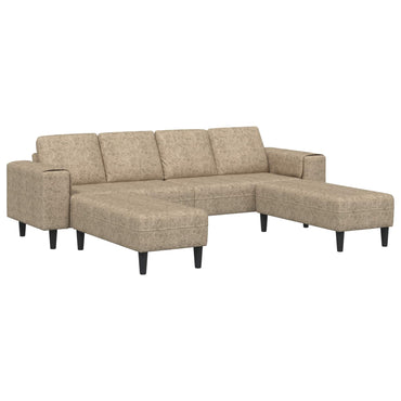 vidaXL Wohnzimmer Couch 3 pcs Hellgrau