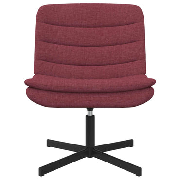 vidaXL Drehstuhl Weinrot 63 x 75 x 76 cm Stoff