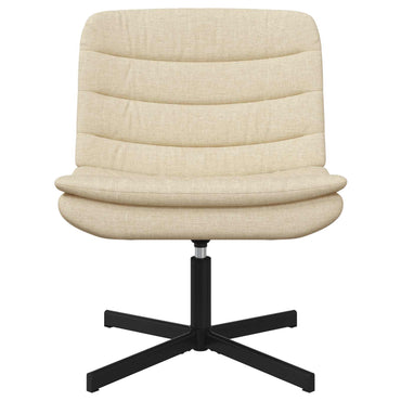 vidaXL Drehstuhl Creme 63 x 75 x 76 cm Stoff