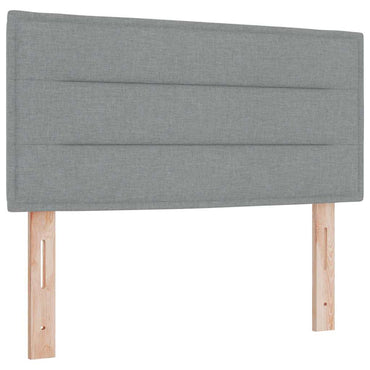 vidaXL Kopfteil mit Kopfteil Hellgrau 100 cm Kunstleder