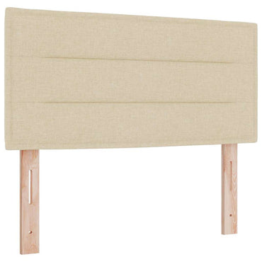 vidaXL Kopfteil mit Kopfteil Creme 100 cm Kunstleder