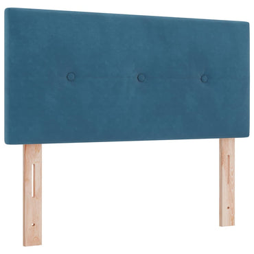 vidaXL Kopfteil mit Kopfteil Dunkelblau 90 cm Kunstleder