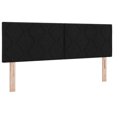 vidaXL Kopfteil mit Kopfteil Schwarz 160 cm Kunstleder