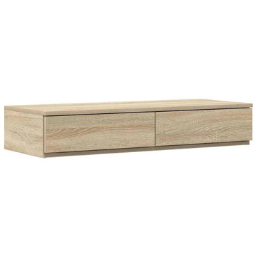 vidaXL Bettschubladen Sonoma-Eiche 100 x 36,5 x 16,5 cm Holzwerkstoff