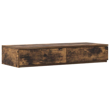 vidaXL Bettschubladen Geräucherte Eiche 80 x 36,5 x 16,5 cm