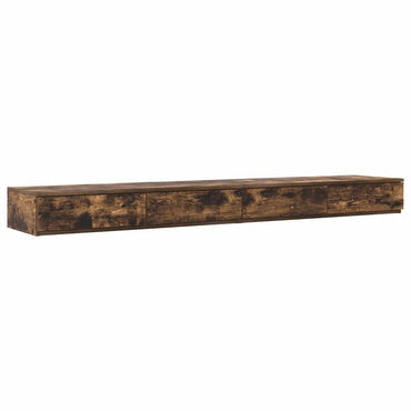 vidaXL Bettschubladen Geräucherte Eiche 180 x 36,5 x 16,5 cm