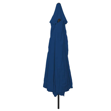 vidaXL Garten-Sonnenschirm Azurblau 395 x 395 x 245 cm