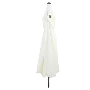 vidaXL Garten-Sonnenschirm Sand und Anthrazit 395 x 395 x 245 cm