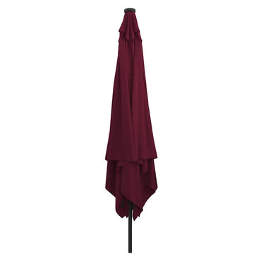 vidaXL Garten-Sonnenschirm Bordeauxrot 295 x 295 x 245 cm