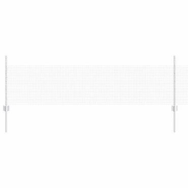 vidaXL Clôture avec poteaux Argent 0,5 x 100 m Acier