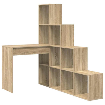 vidaXL Bureau d'angle Chêne Sonoma 101,5 x 149,5 x 149,5 cm