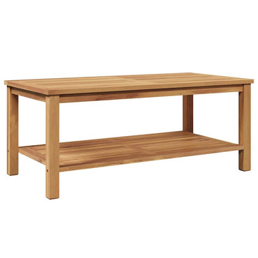 vidaXL Couchtisch Braun 110 x 55 x 45 cm Teak-Massivholz