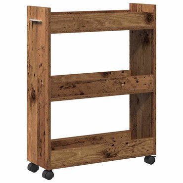vidaXL Armoire à Roulettes en Bois de Récupération 60 x 22 x 79 cm