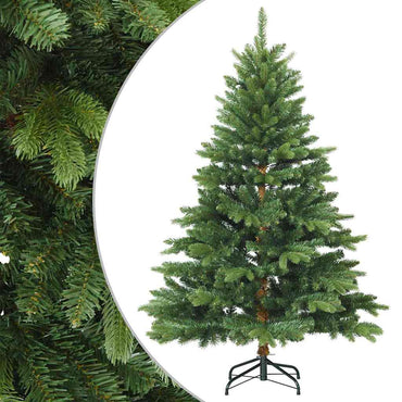 vidaXL Künstlicher klappbarer Weihnachtsbaum mit Ständer Grün 150 cm